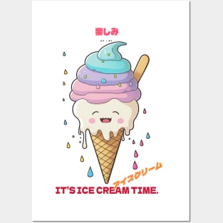 It’s Ice cream time. Posters and Art